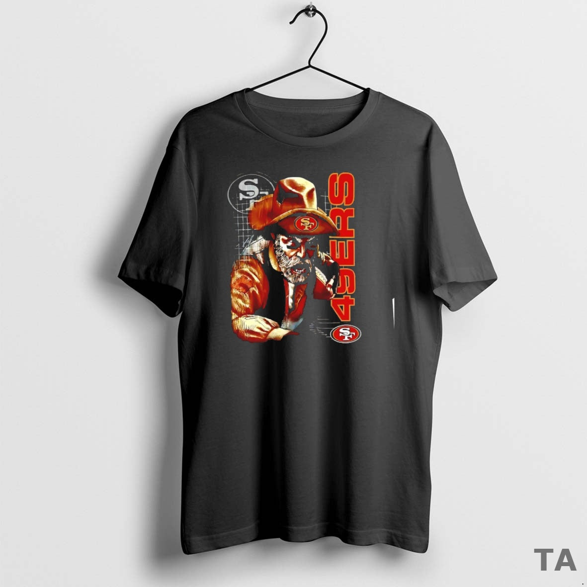 Top San Francisco 49ers Mascot Gold Miner T Shirt Sweater