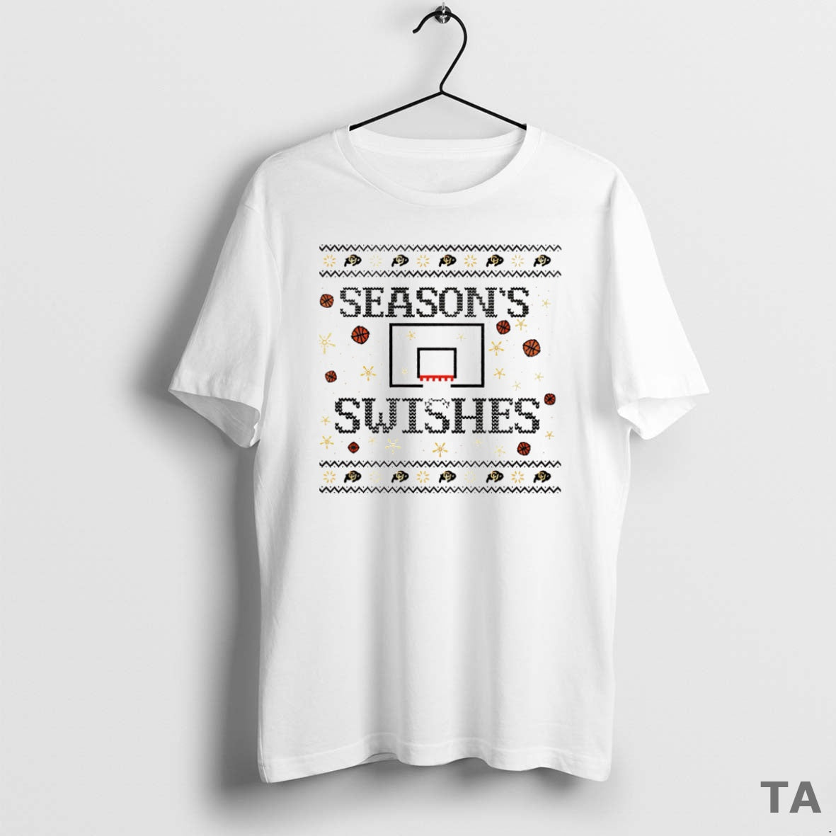 Top Seasons Swishes Colorado Womens Basketball T Shirt Sweater