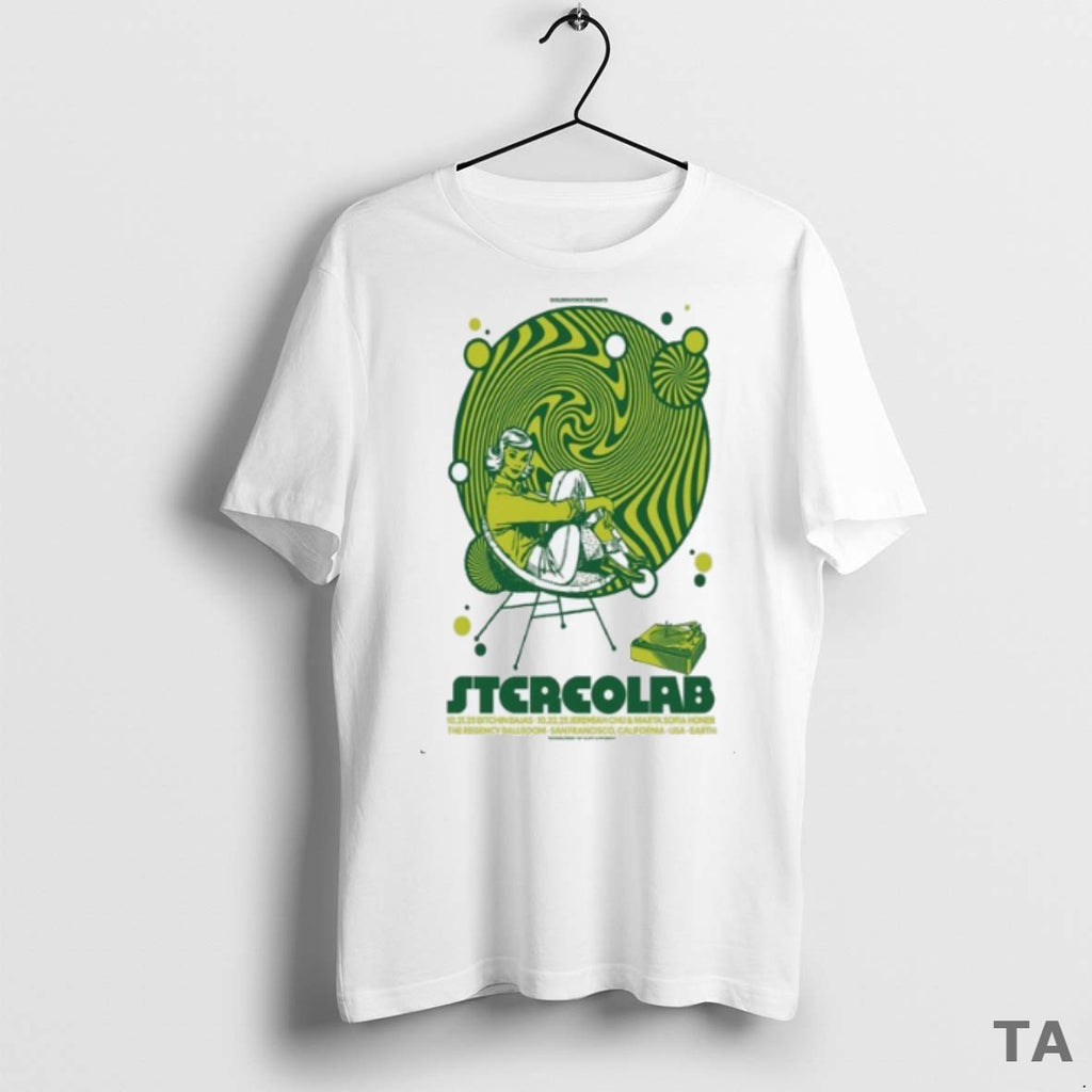 Top Stereolab Nov 21 22 2025 The Regency Ballroom Tour T Shirt Sweater