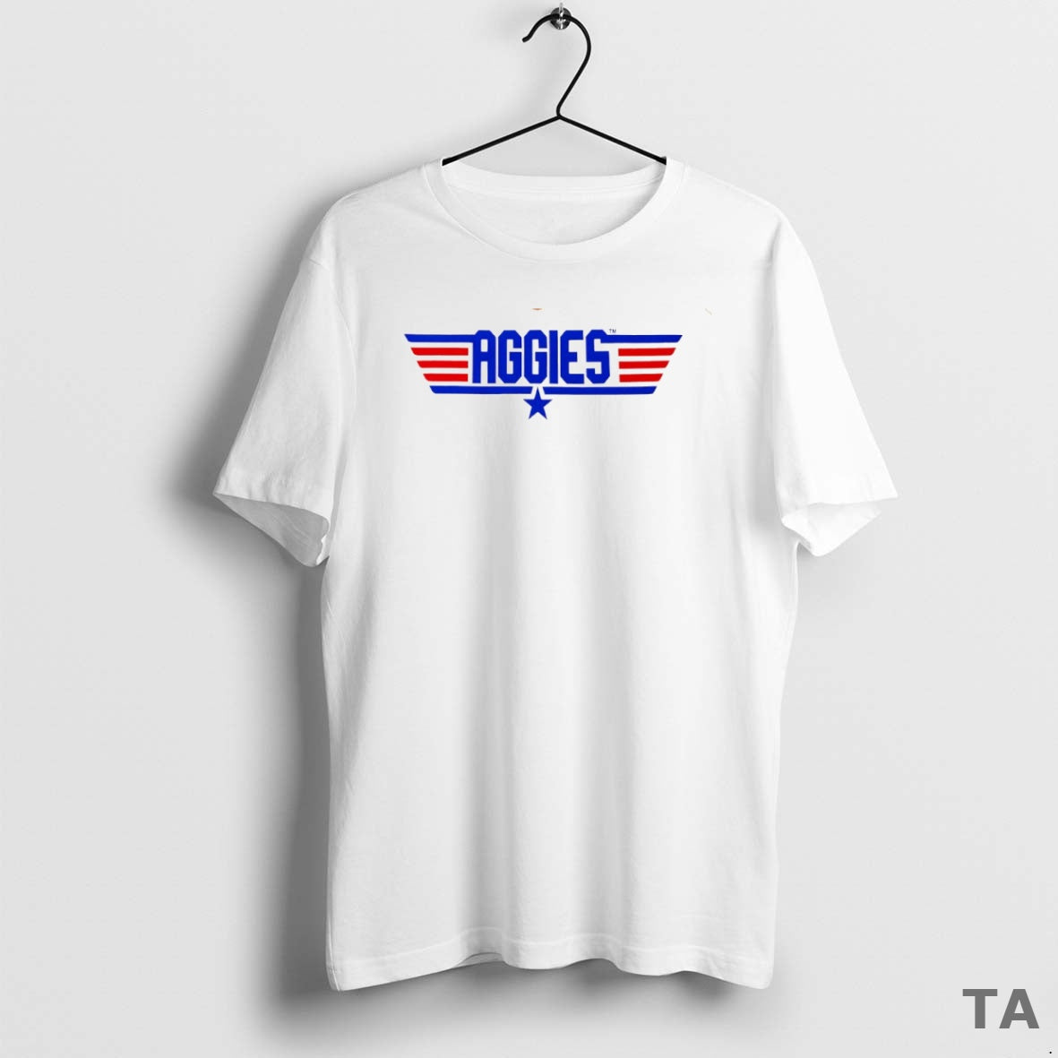 Top Texas A And M Aggies X Top Gun Logo Parody Circle T Shirt Sweater