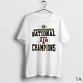 Top Texas Am Aggies 2025 Ncaa Di Volleyball National Champions Locker Room T Shirt Sweater