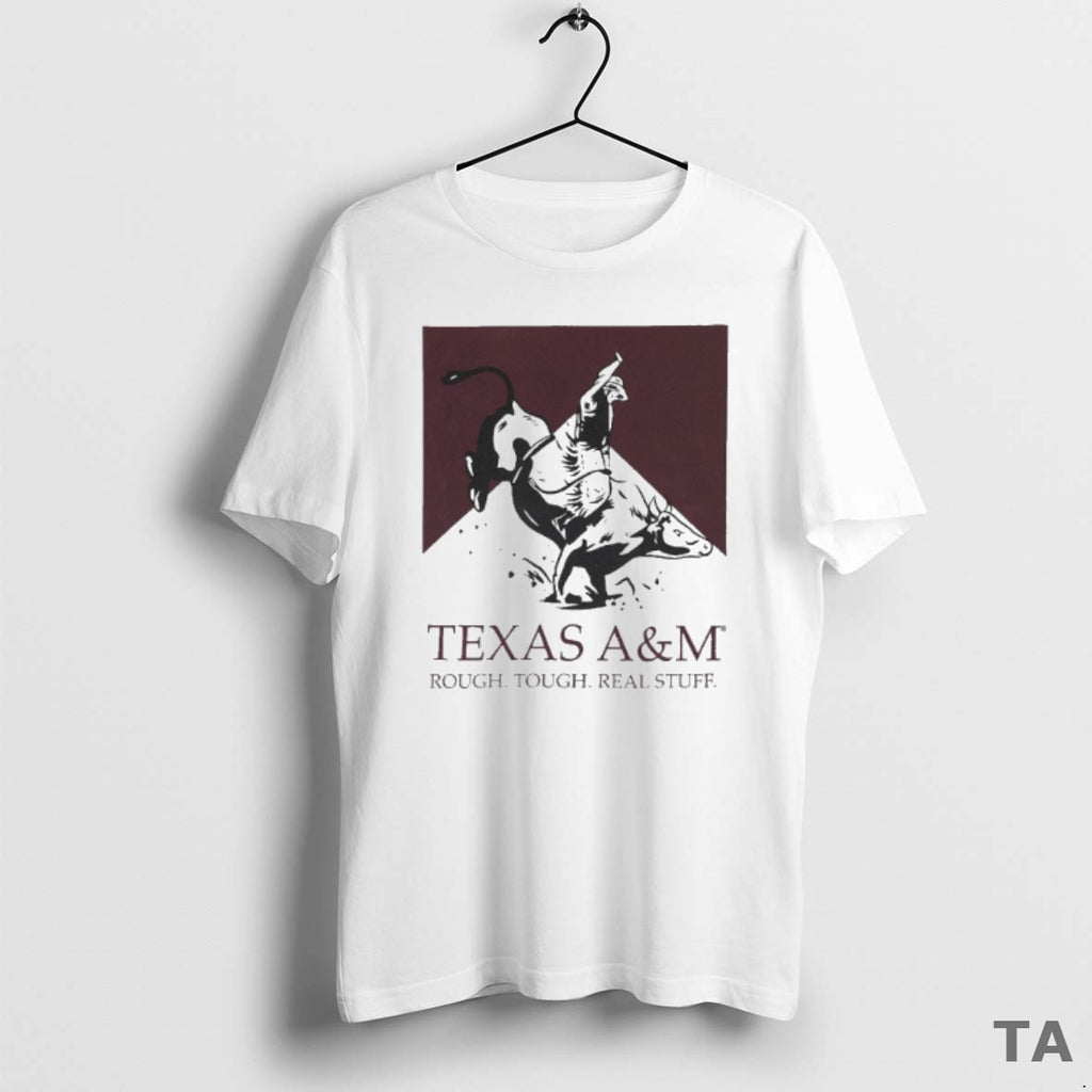 Top Texas Am Aggies Rough Tough Bull Rider T Shirt Sweater