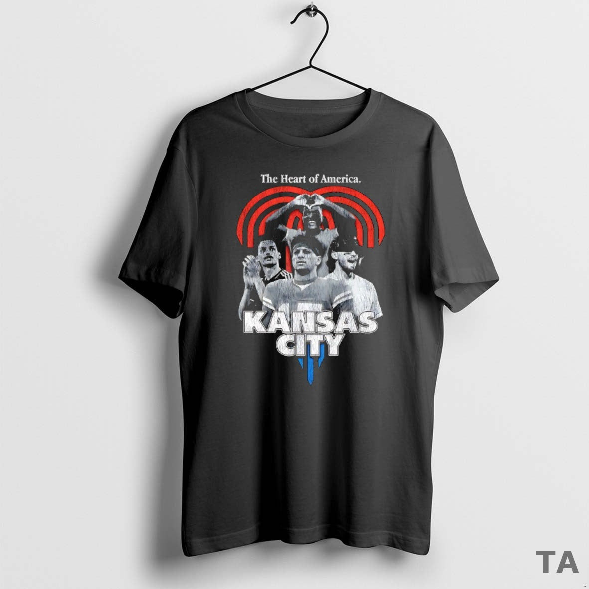 Top The Heart Of America Kansas City Chiefs T Shirt Sweater
