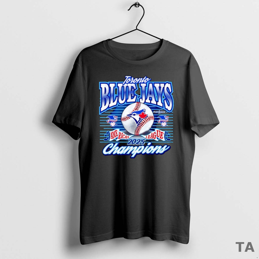 Top Toronto Blue Jay Mlb 2025 Postseason American League Champions Graphic T Shirt Sweater