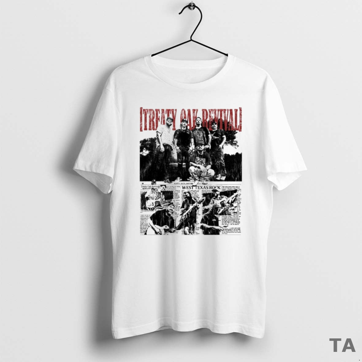 Top Treaty Oak Revival Newspaper T Shirt Sweater