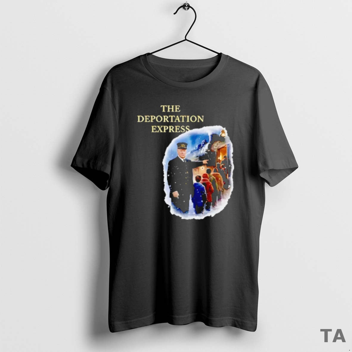 Top Trump In The Deportation Express Merry Christmas T Shirt Sweater