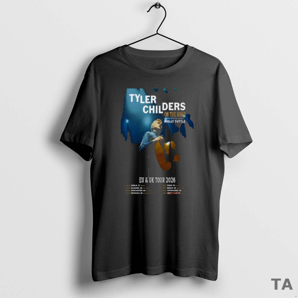 Top Tyler Childers On The Road Eu And Uk 2026 Tour T Shirt Sweater