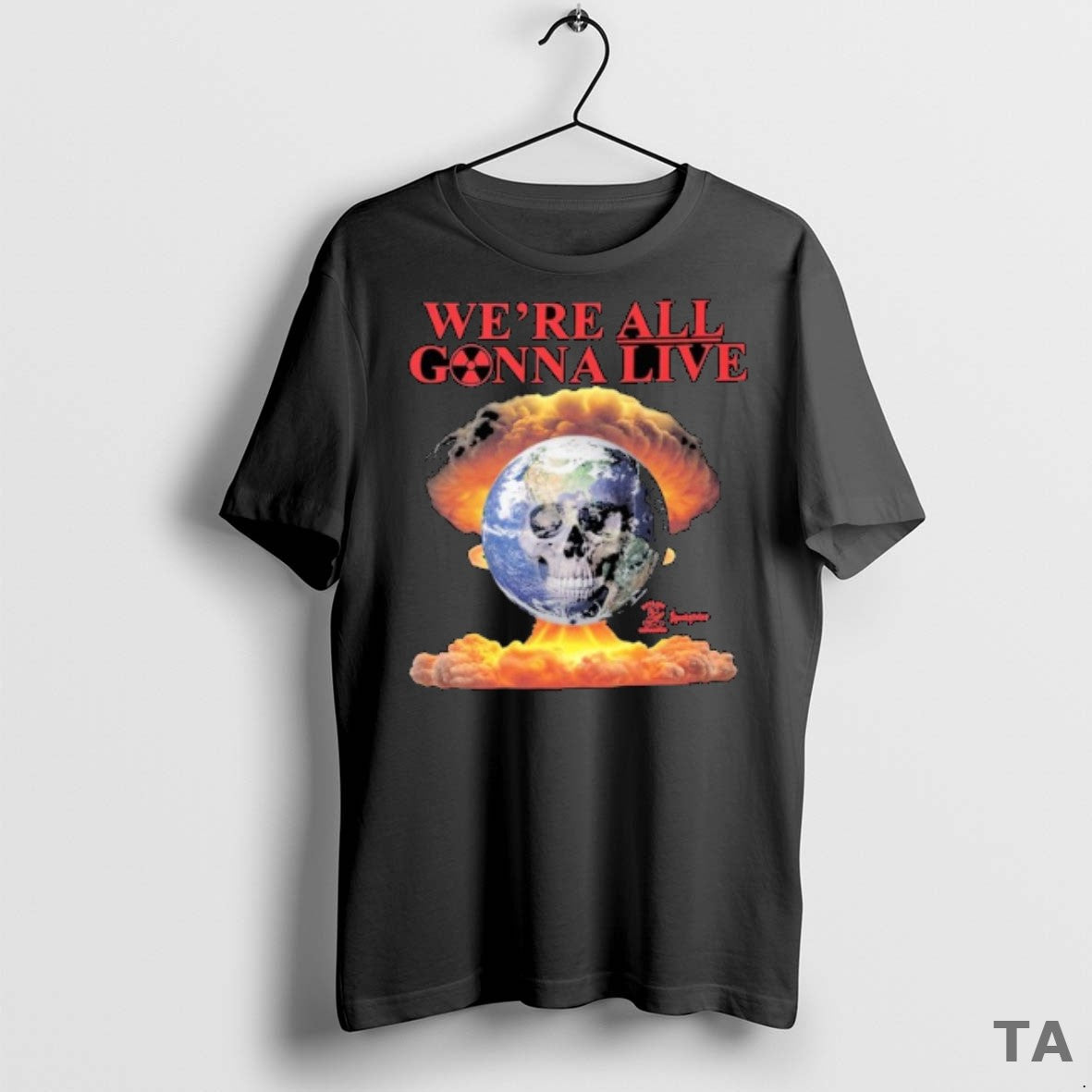 Top Were All Gonna Live Offline Ceramics T Shirt Sweater