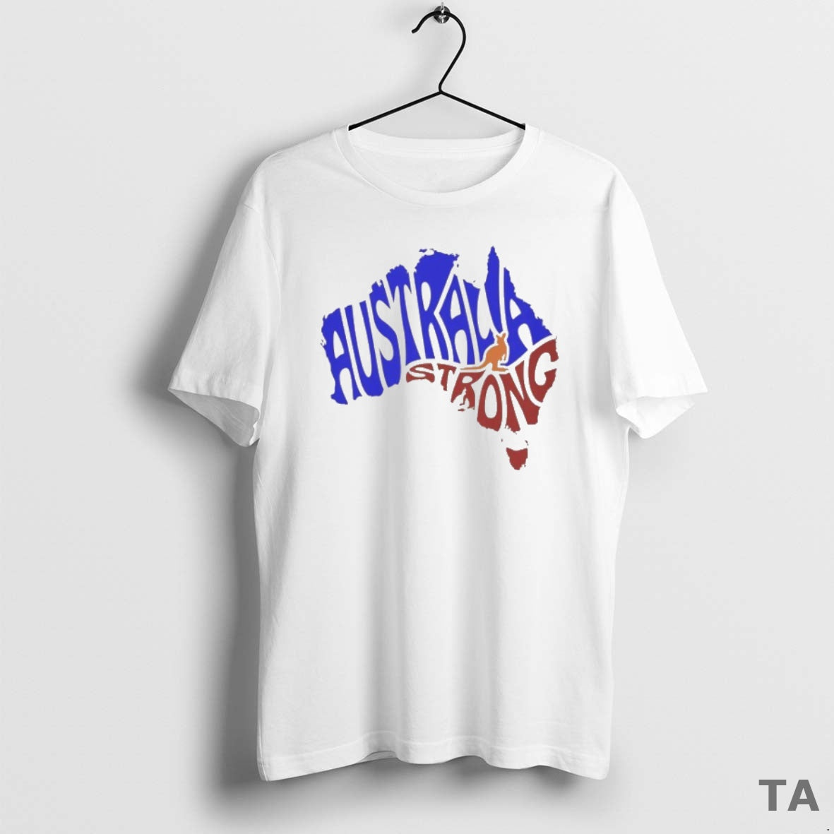 Top Australia Strong Map T Shirt Sweater