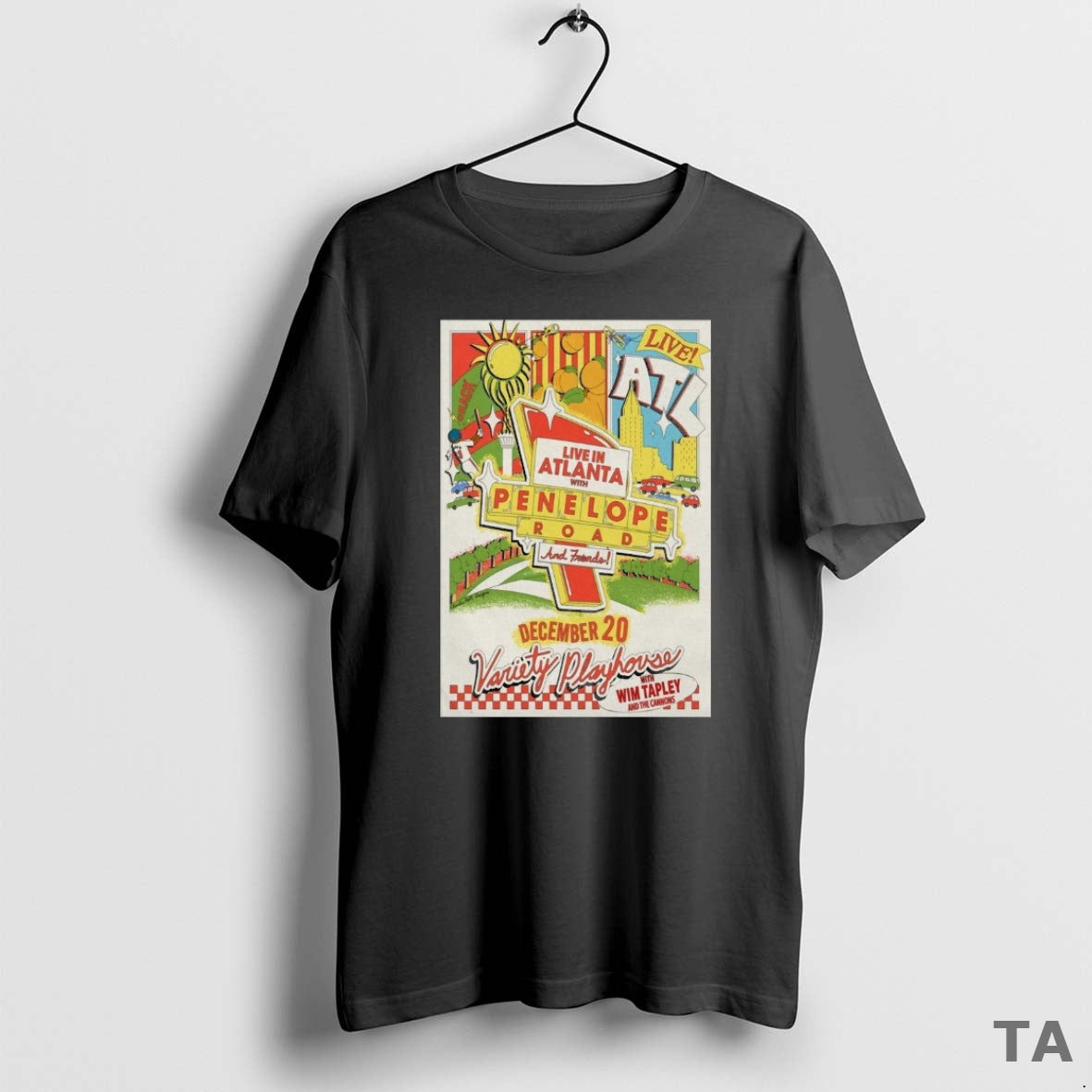 Top Penelope Road And Friends December 20 2025 Atlanta Ga T Shirt Sweater