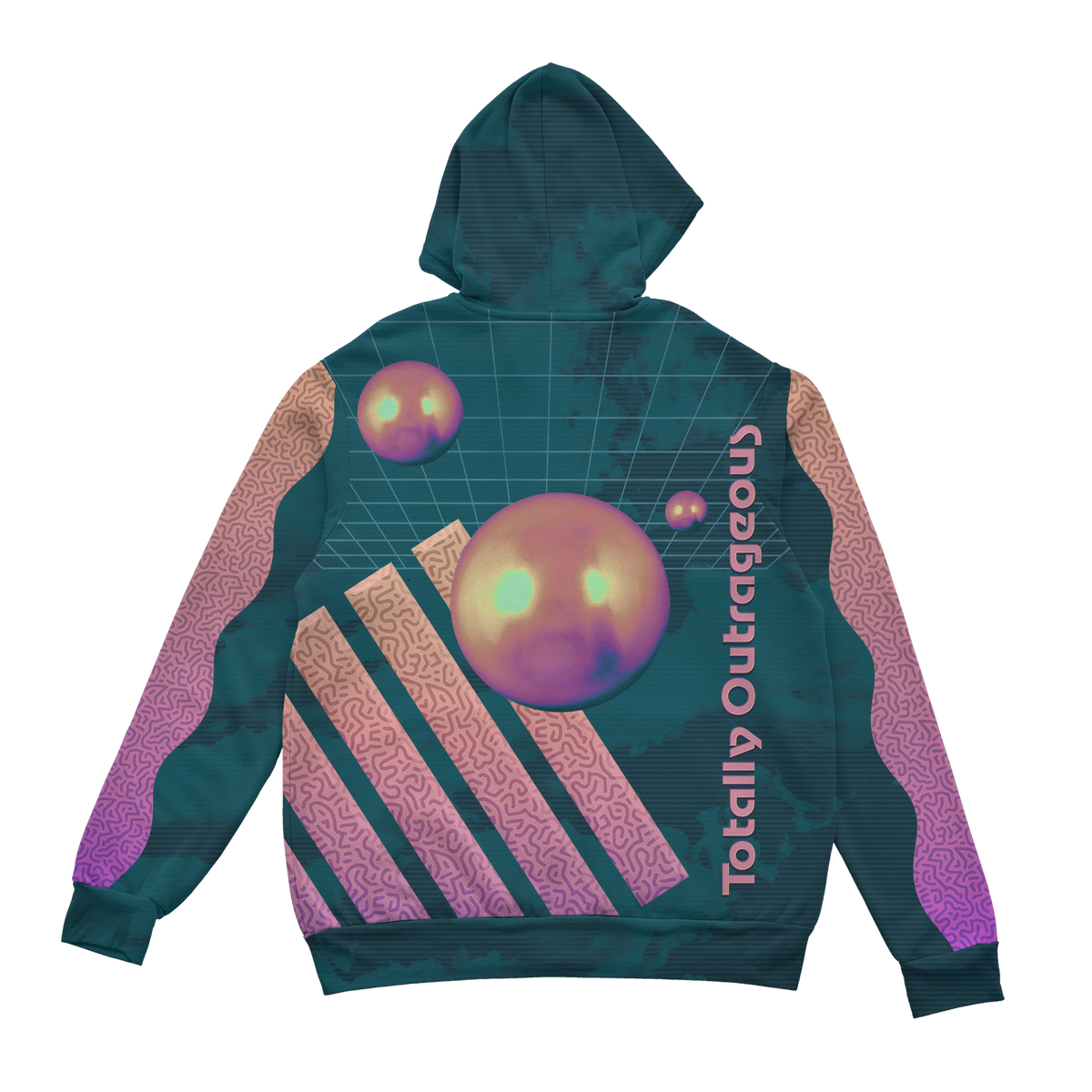 Totally Outrageous Zip Up Hoodie