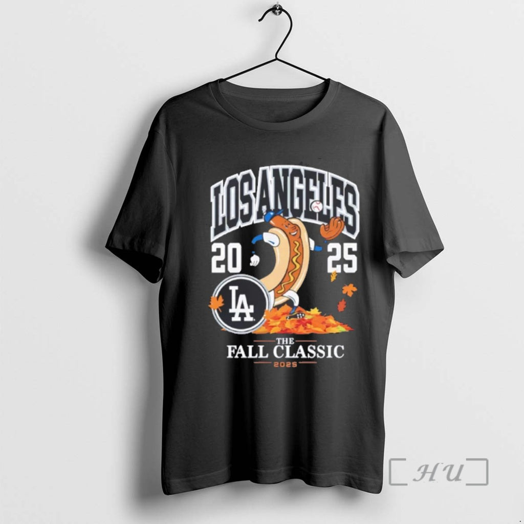 Trending 2025 The Fall Classic Los Angeles Dodgers Mascot Tee Shirts Sweater