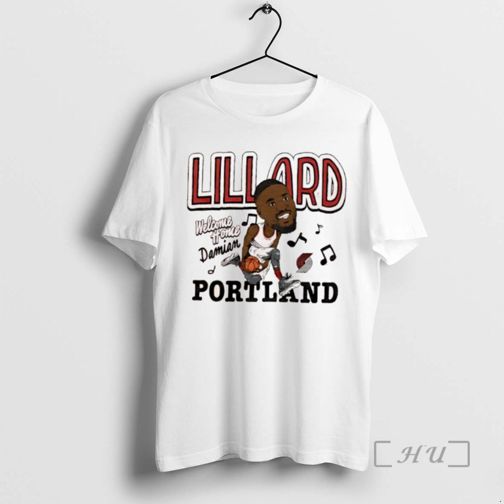 Trending Damian Lillard Portland Trail Blazers Welcome Home Damian Graphic Tee Shirts Sweater
