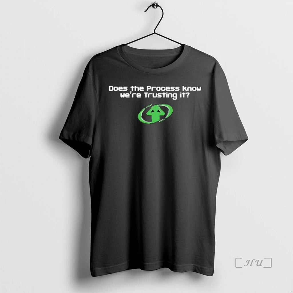 Trending Does The Process Know Were Trusting It Ornaments T Shirt Sweater