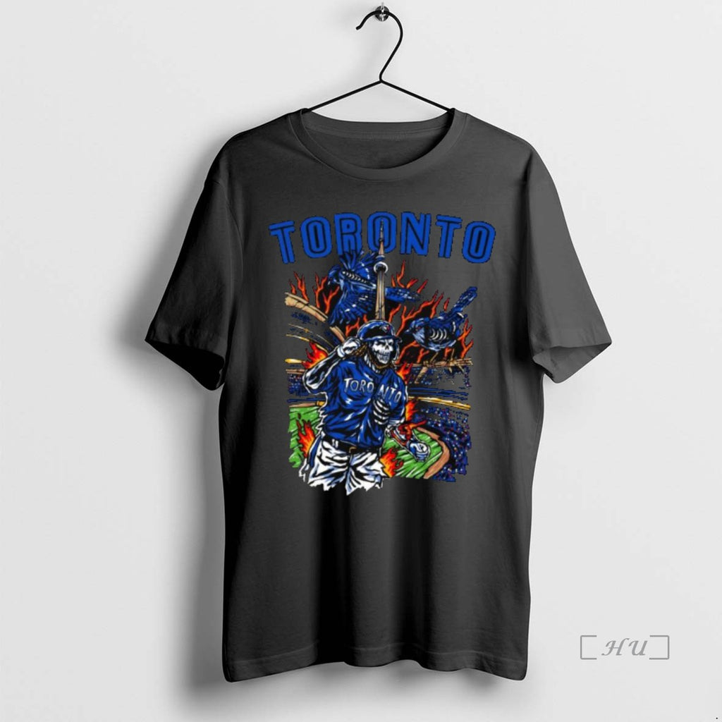 Trending Toronto Blue Jays Vladdy Skeleton 2025 Long Sleve T Shirt Sweater