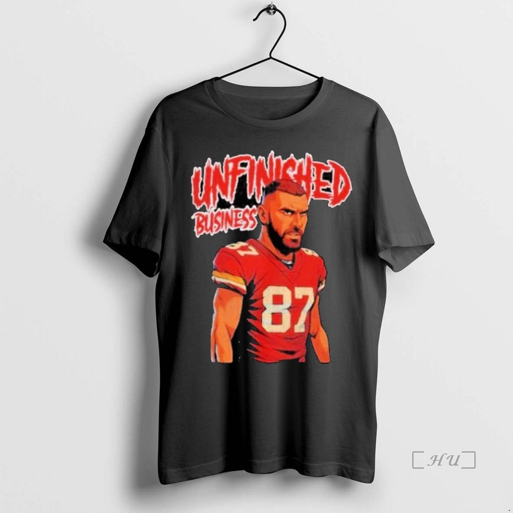Trending Travis Kelce Unfinished Business T Shirt Sweater