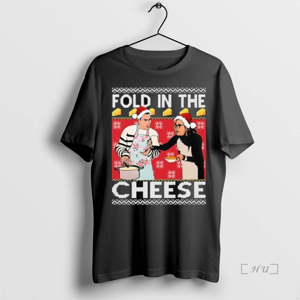 Trending Fold In The Cheese Schitts Creek Christmas 2025 T Shirt Sweater