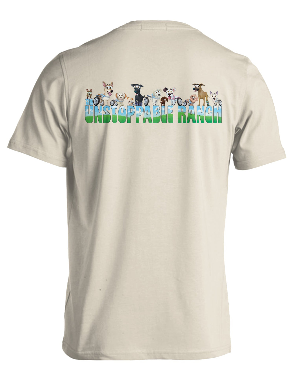 UNSTOPPABLE RANCH LOGO TEE, NATURAL