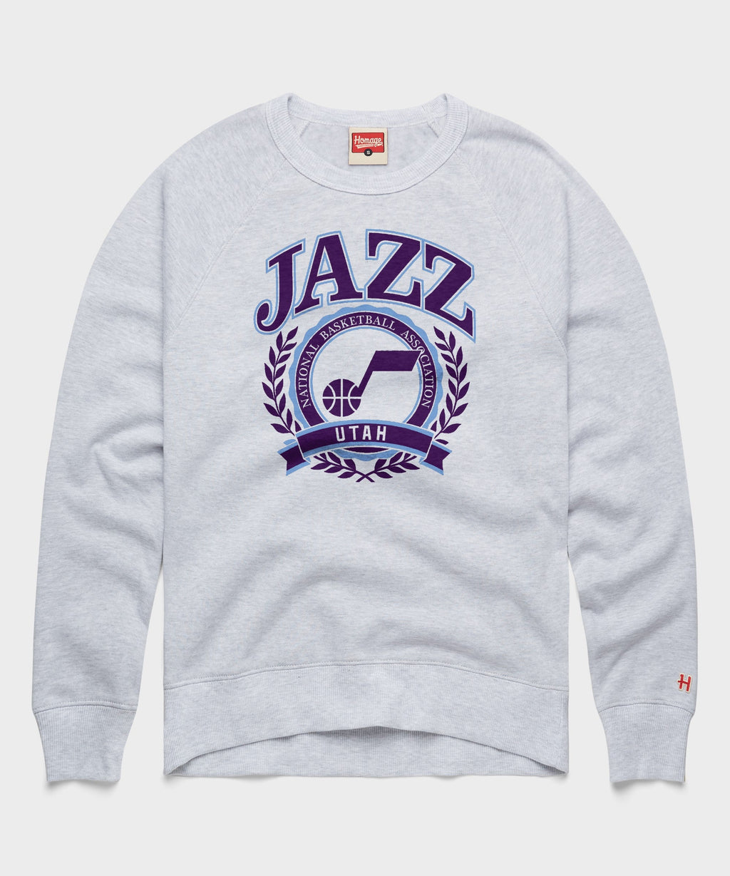 Utah Jazz Crest Crewneck