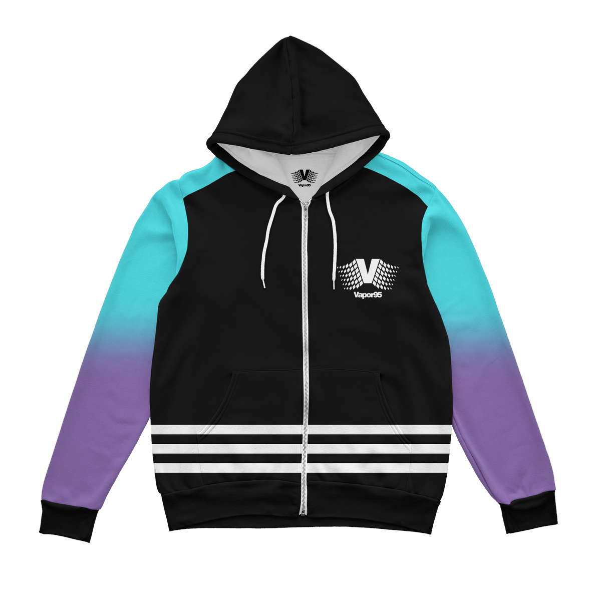 Dark Tropics Zip Up Hoodie