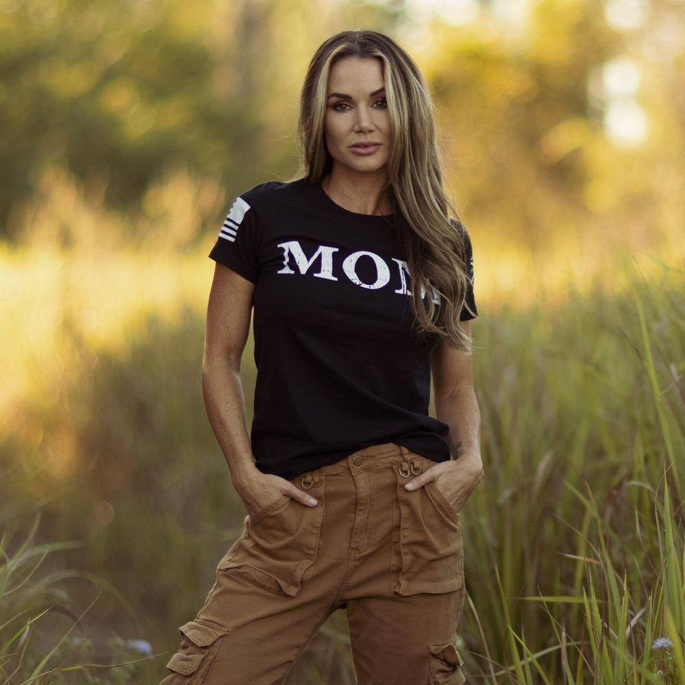 Women's Mom Defined T-Shirt - Black