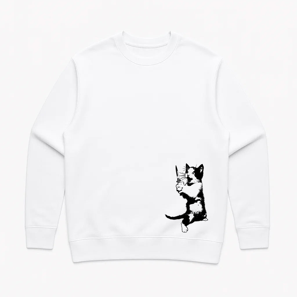 Unisex | Cat The Ripper | Crewneck Sweatshirt