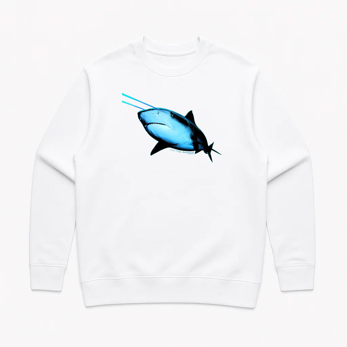Unisex | Laser Eye Shark | Crewneck Sweatshirt
