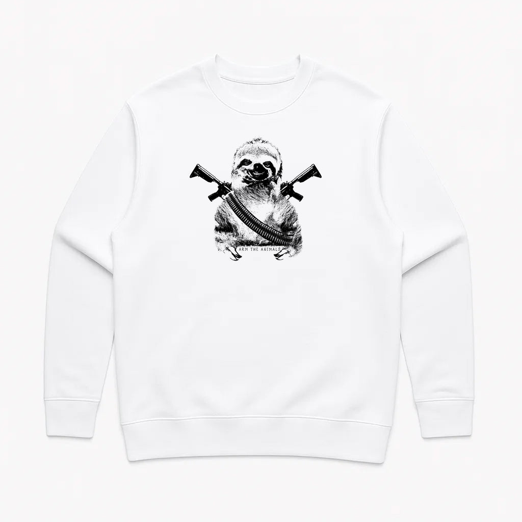 Unisex | Artillery Sloth | Crewneck Sweatshirt