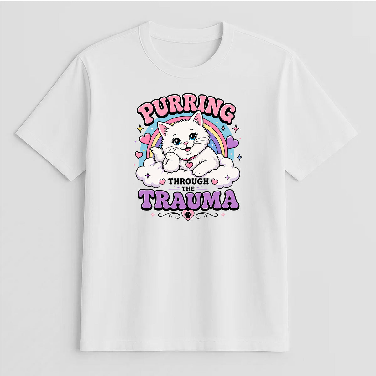 Unisex | Purring Through Trauma | Tee