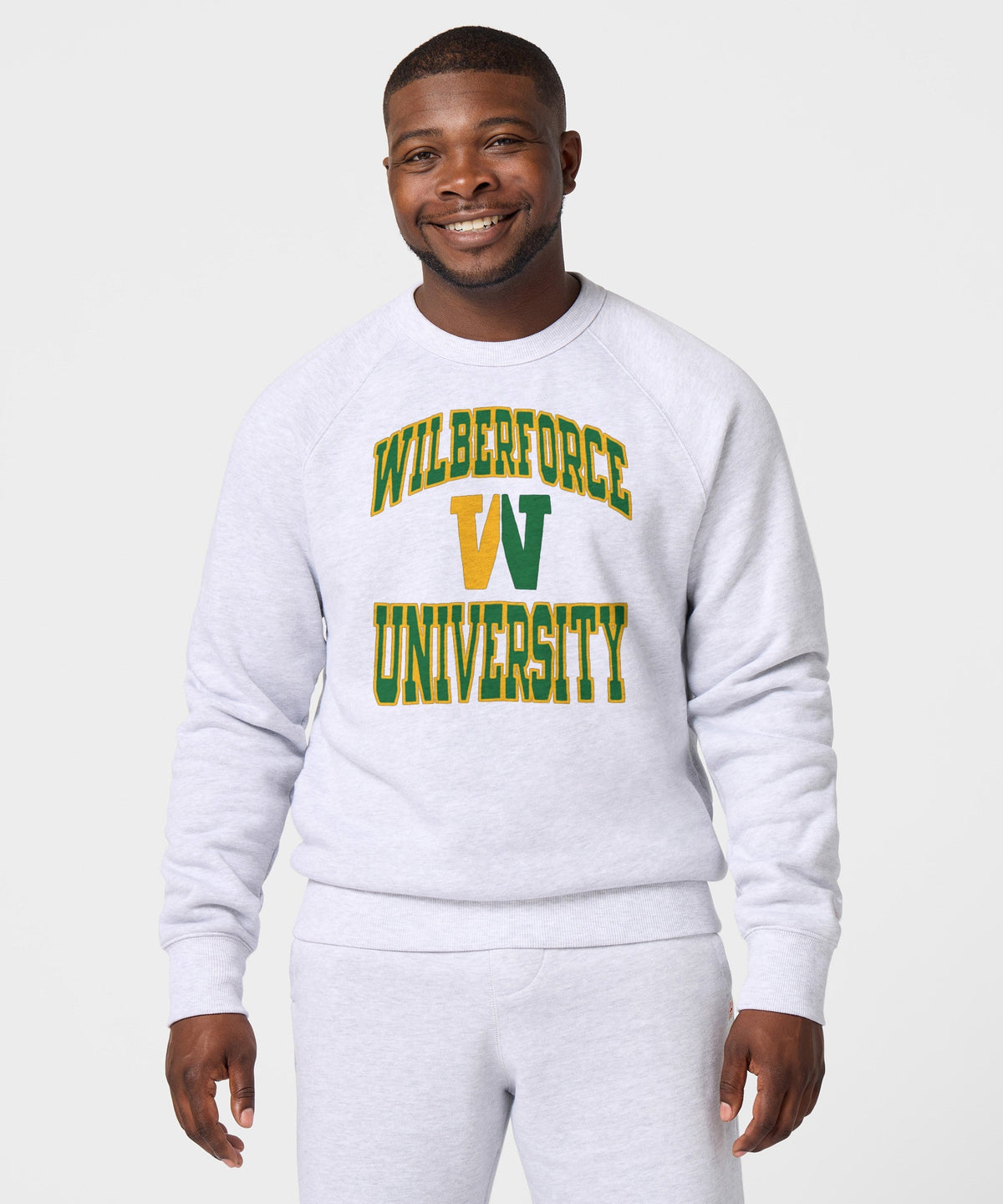 Wilberforce University Block W Crewneck