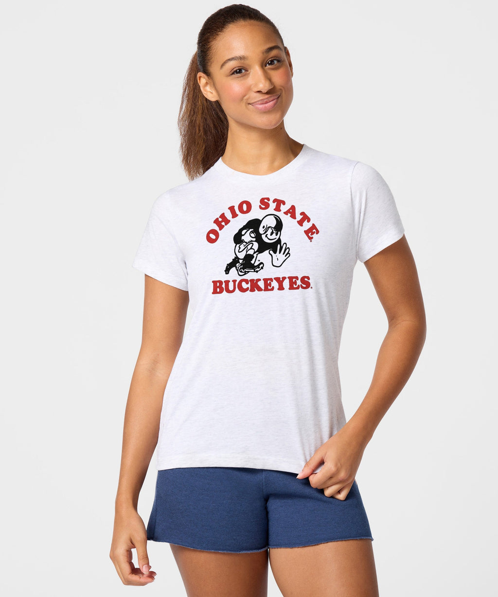 Women's Buckeyes Stiff Arm