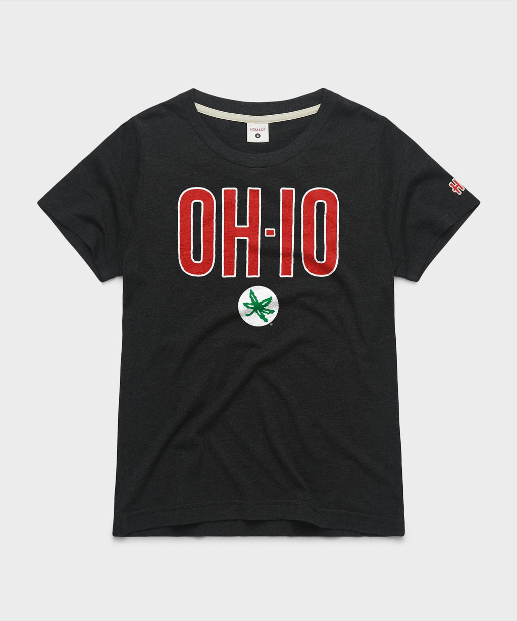Women's OH-IO Buckeye Leaf