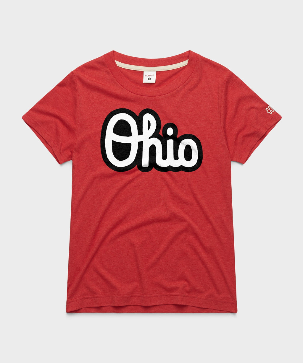 Women's Script Ohio Outline