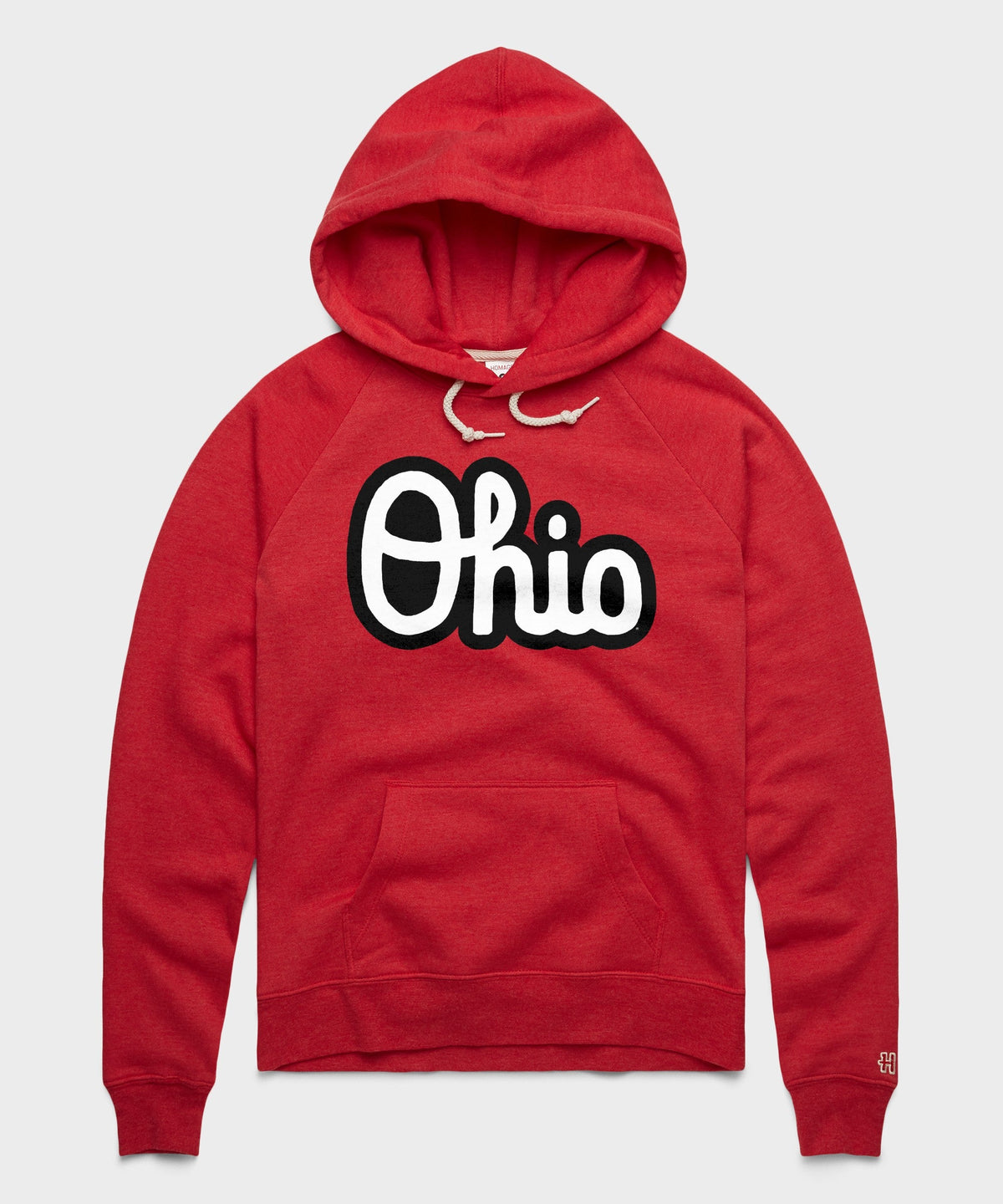 Women's Script Ohio Outline Hoodie
