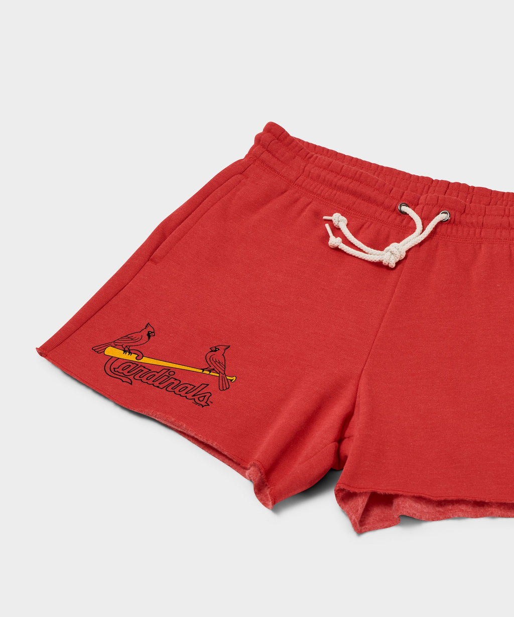 Women's St. Louis Cardinals Jersey Logo '99 Sweat Shorts