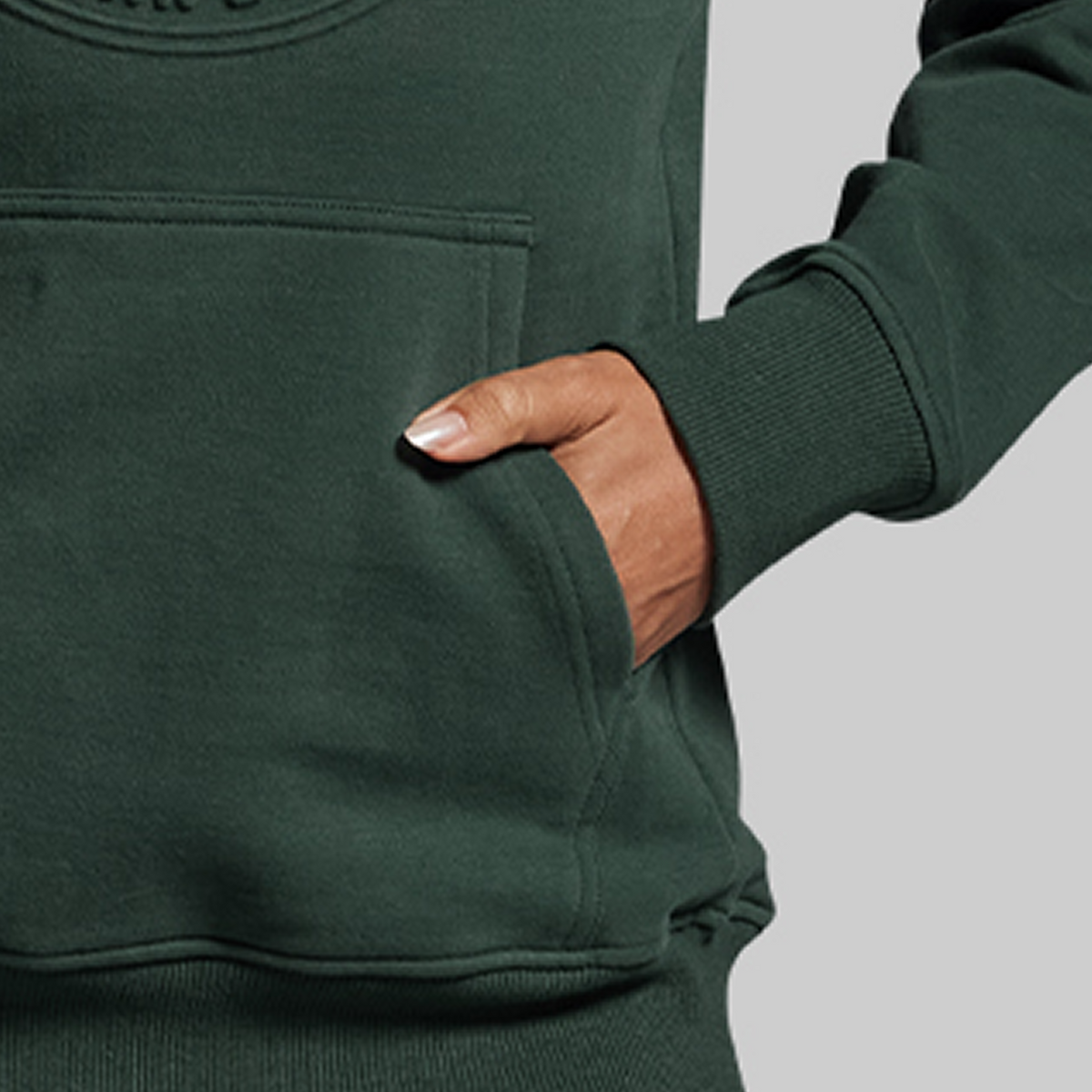 American Original Embossed Women's Unmatched Hoodie (Grove)