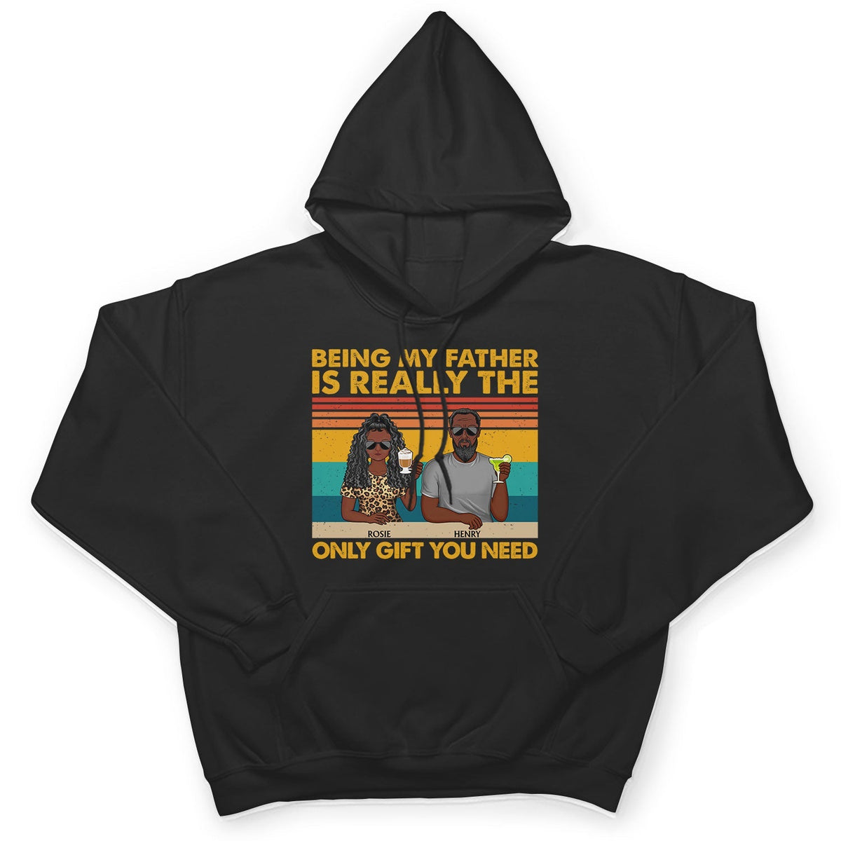 Being Our Father Is Really The Only Gift You Need - Funny, Birthday Gift For Dad, Papa, Husband - Personalized Custom T Shirt