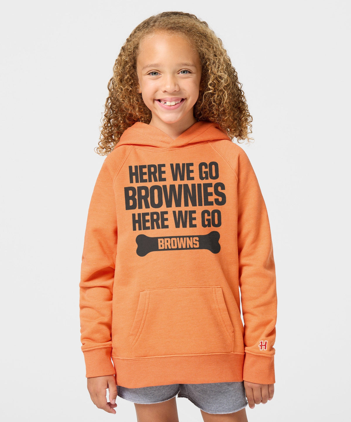 Youth Here We Go Brownies Here We Go Hoodie