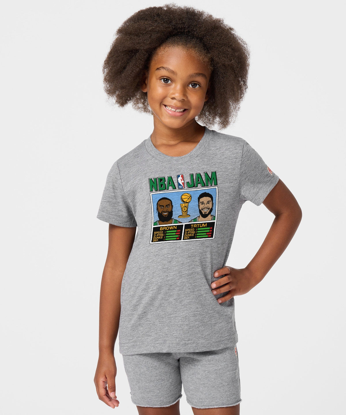 Youth NBA Jam Celtics 2024 Champs Brown And Tatum