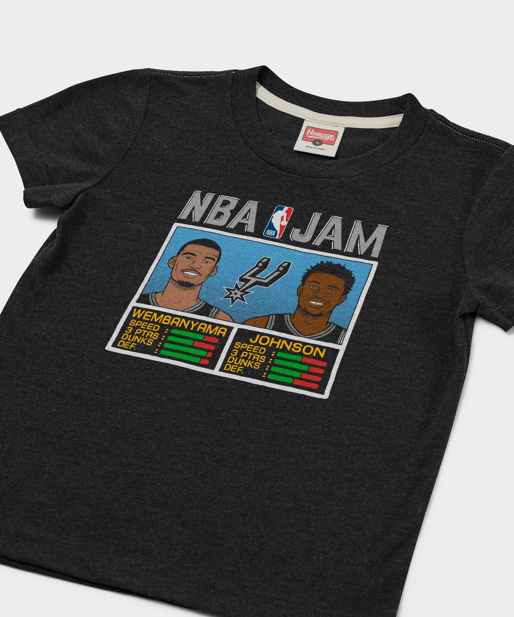 Youth NBA Jam Spurs Wembanyama And Johnson