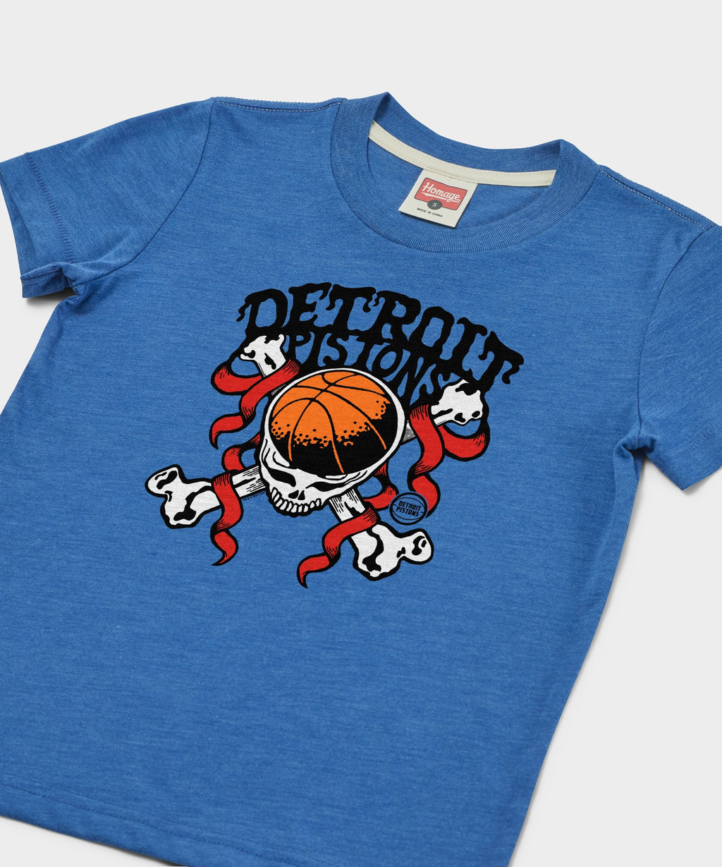 Youth NBA x Grateful Dead x Pistons Skull