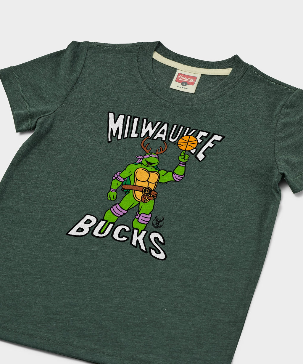 Youth TMNT Donatello x Milwaukee Bucks