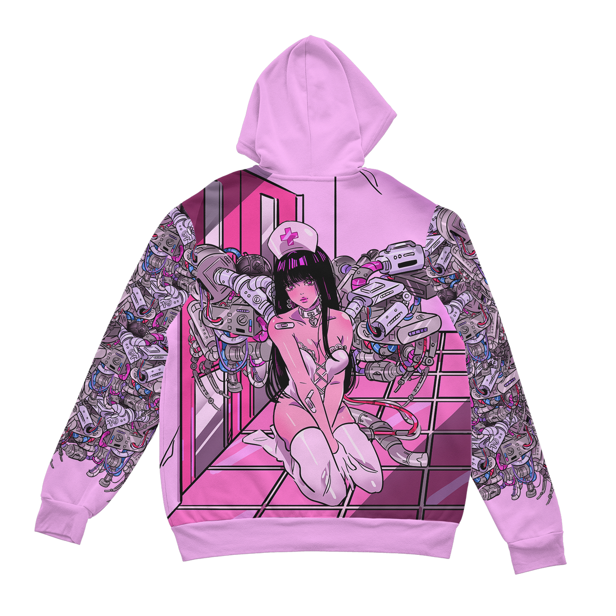 Mecha Nurse Zip Up Hoodie