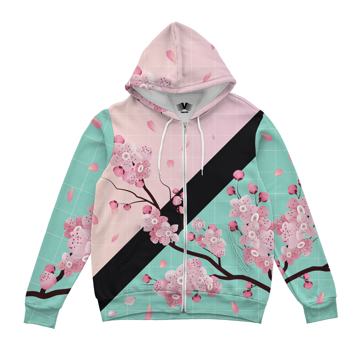 Across The Chasm Zip Up Hoodie