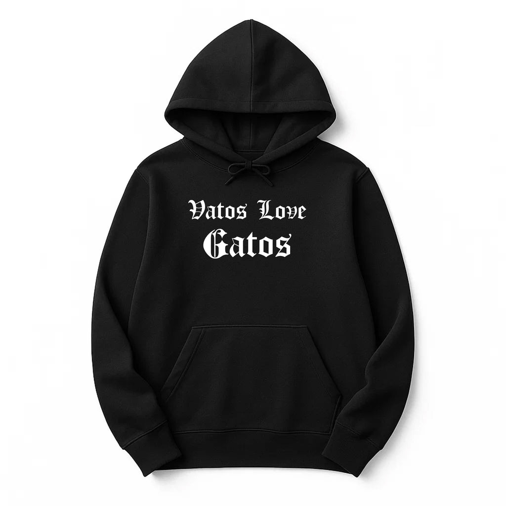 Unisex | Vatos Love Gatos | Pullover Hoodie