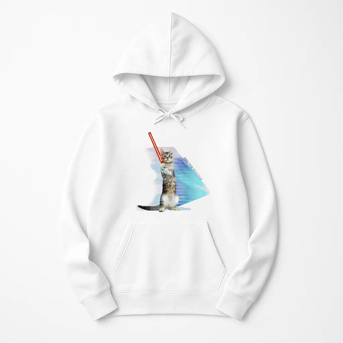 Unisex | Hologram Battle Cat | Pullover Hoodie