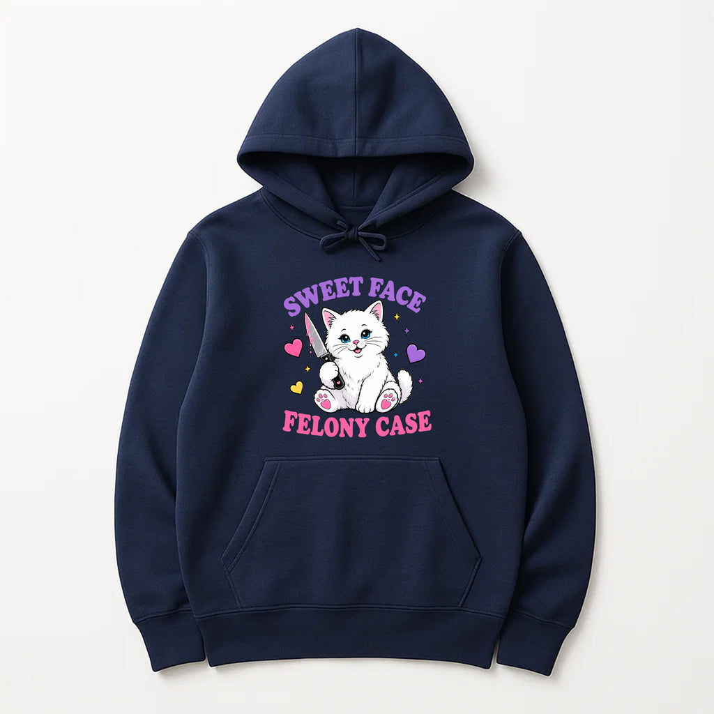 Unisex | Sweet Face Felony Case | Pullover Hoodie