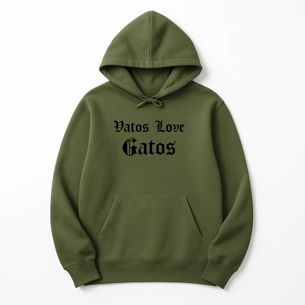 Unisex | Vatos Love Gatos | Pullover Hoodie