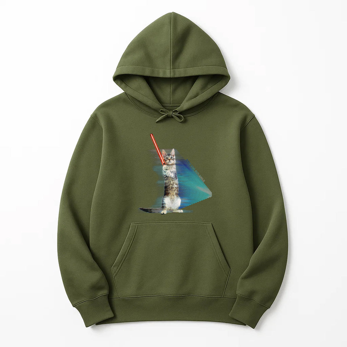 Unisex | Hologram Battle Cat | Pullover Hoodie