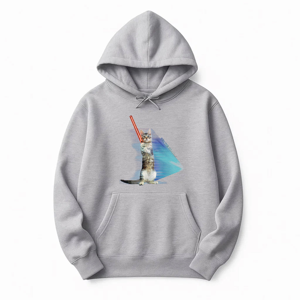 Unisex | Hologram Battle Cat | Pullover Hoodie